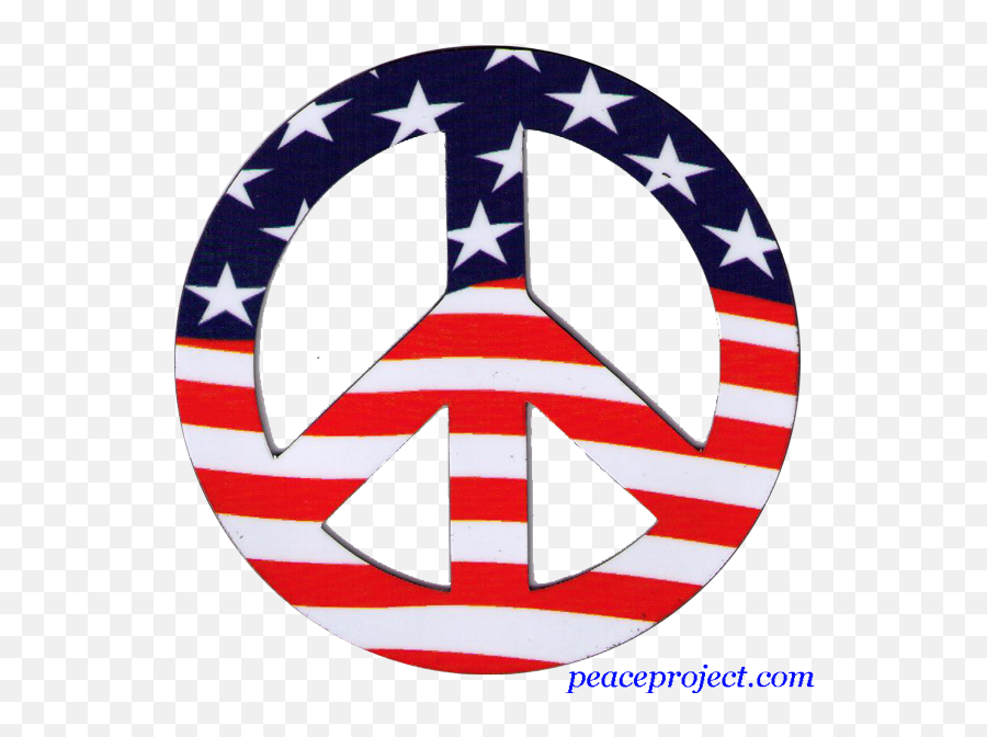 Peace Sign Wall Decal American Flag Repositionable - Captain Symbol For The Democratic Party Emoji,America Flag Emoji