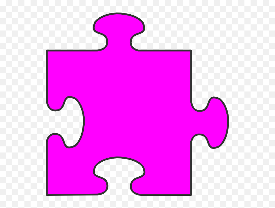 Blue Border Puzzle Piece Top Clip Art - Single Puzzle Piece Clip Art Transparent Background Puzzle Pieces Emoji,Emoji Puzzles
