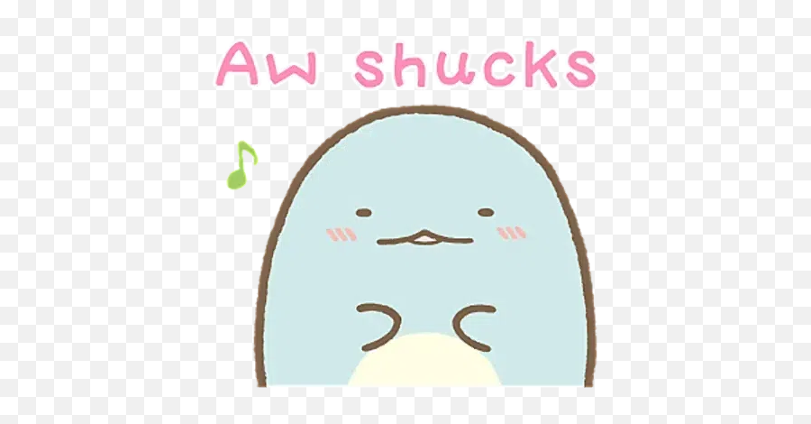 1 Whatsapp Stickers - Stickers Cloud Sumikko Gurashi Gif Memes Emoji,Aw Shucks Emoji