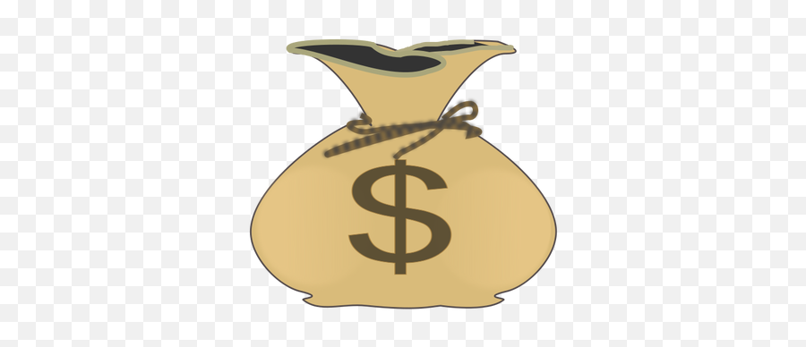 Bag Of Money Vector Image - Dollar Bag Clipart Emoji,Money Bags Emoji