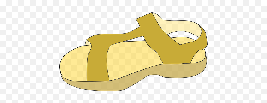 Brown Sandal Vector Clip Art - Sandal Clipart Emoji,Brown Thumbs Up Emoji