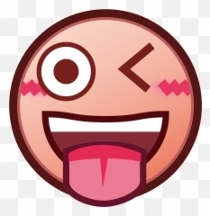 Phantom Open Emoji 1f61c - Pink Wink Emoji,O Emoji