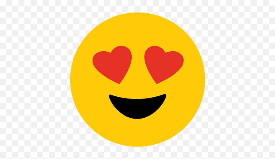 Emoji - Emoji Heart Eyes Vector,Emoji Heart