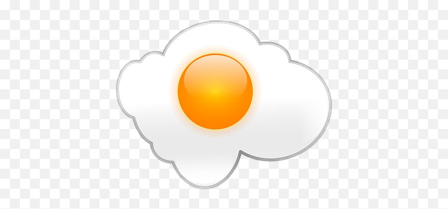 Free Yolk Egg Vectors - Cartoon Fried Egg Emoji,Fried Egg Emoji