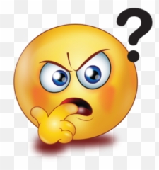 Shocked With Question Mark Emoji - Emoji Transparent Background Question Mark,Moving Emoji