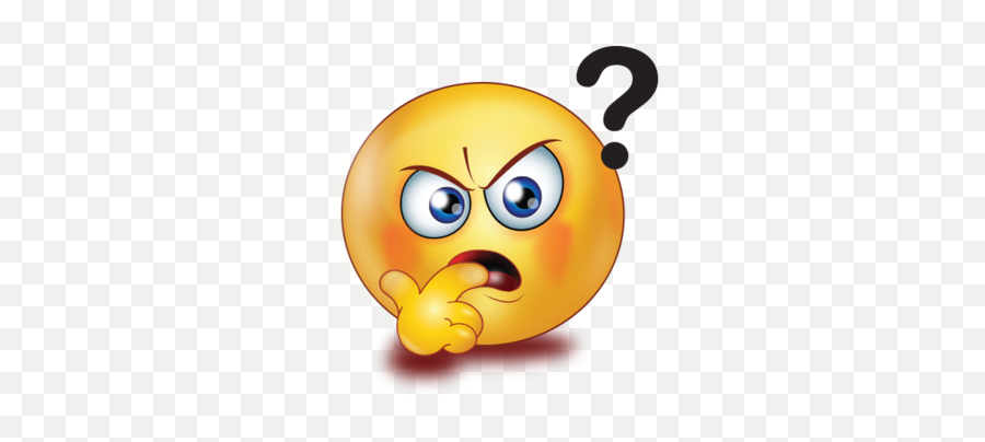 Shocked With Question Mark Emoji - Emoji Transparent Background Question Mark,Moving Emoji