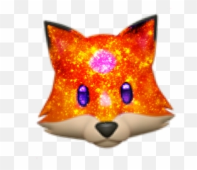 Galaxy Fox Emoji Idk Freetoedit - Fire Emoji 2018,Fox Emoji