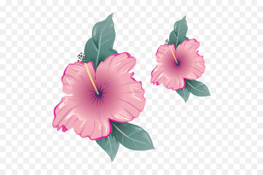 Flower Clipart Pink - Flower Icon Png Emoji,Hawaiian Flower Emoji