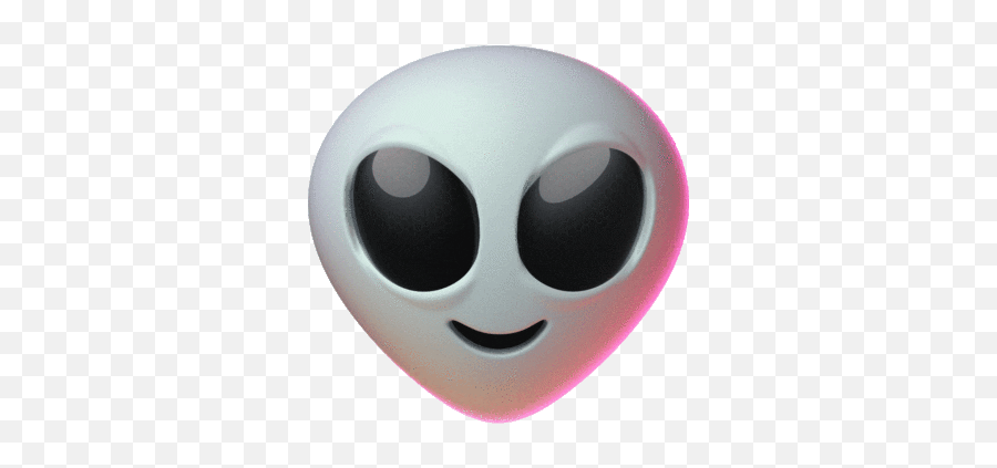 Pin - Gif Alien Emoji,Namaste Emoticon