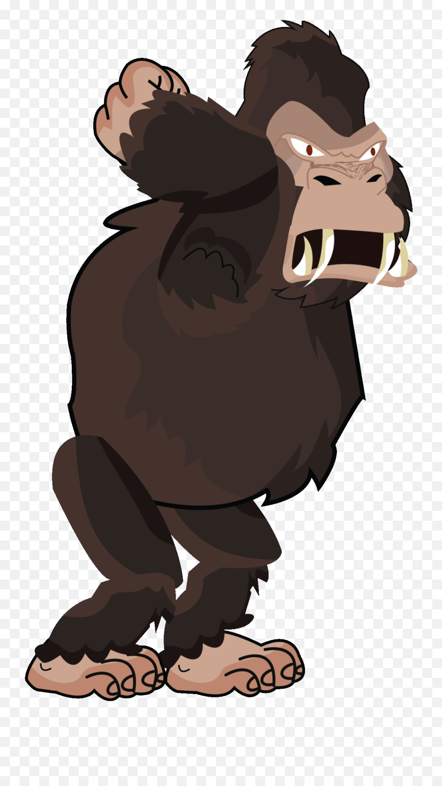 Gorilla Clip Animated Picture - Gorila Gif Png Emoji,Dancing Monkey Emoji
