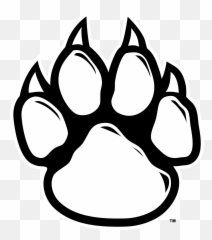 Pin - Tiger Paw Print Drawing Emoji