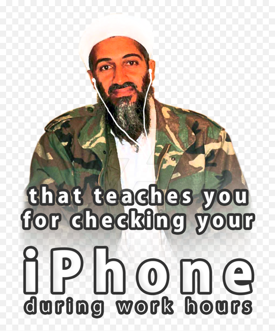 Osama Bin Laden Png - Osama Bin Laden Emoji,Soldier Emoji Iphone