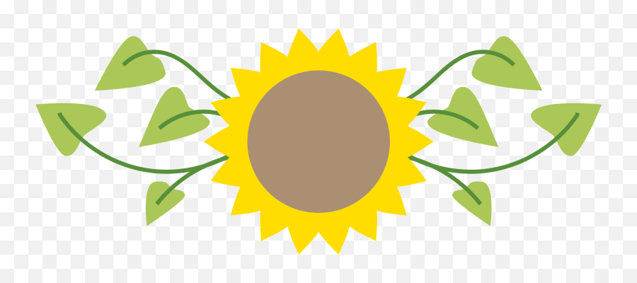 Sun Border Clipart - Clipart Of Sunflower Png Emoji,Emoji Border