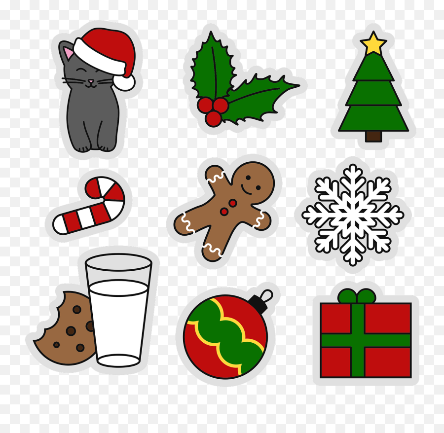 Christmas Motives Stickers Snowflake - Christmas Motives Emoji,Christmas Gift Emoji