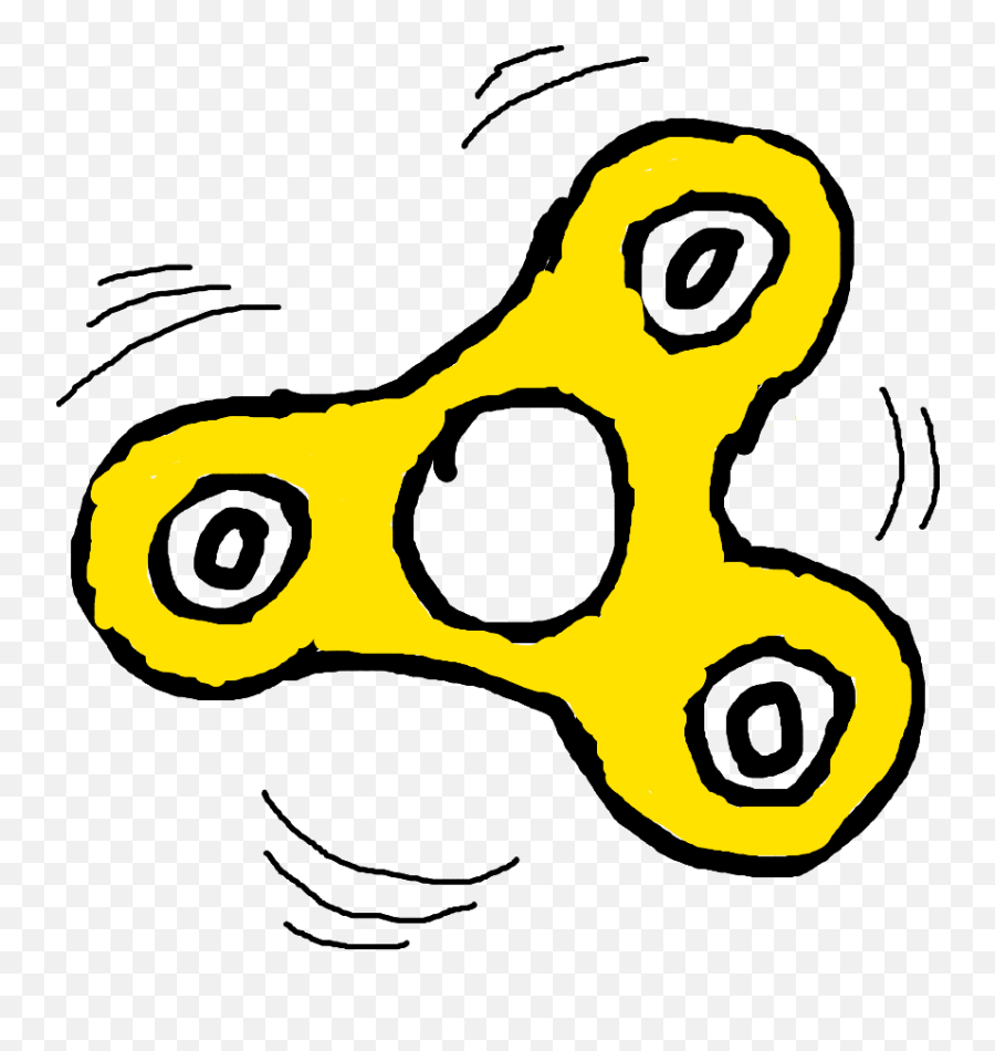 How To Draw A Fidget Spinner - Clip Art Emoji,Fidget Spinner With Emojis