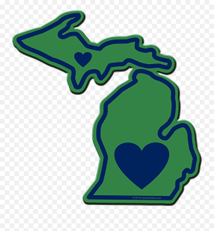 Heart In Michigan Sticker - Sticker Emoji,Grateful Dead Emoji