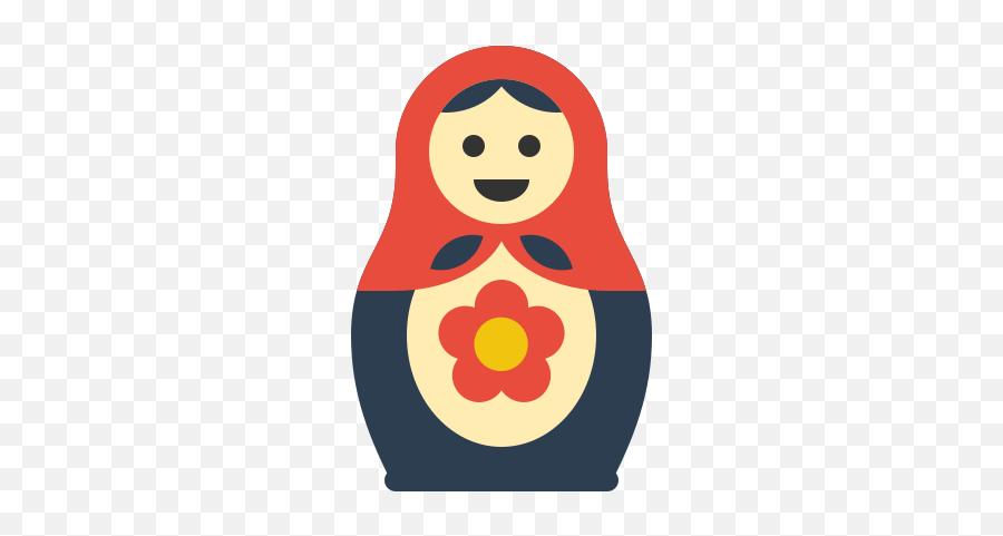 Matryoshka Icon - Free Download Png And Vector North Cape Emoji,Russian Emoji