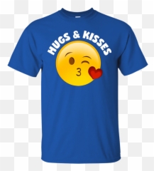 Shirt Hugs And Kisses Heart - Smiley Emoji