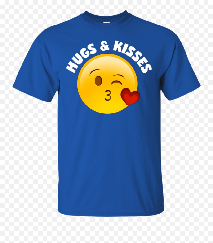Shirt Hugs And Kisses Heart Kiss - Smiley Emoji,Women's Emoji Shirt