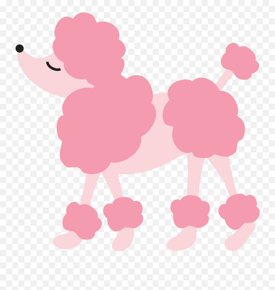 Pink Poodle Clipart - Pink Poodle Clipart Emoji,Poodle Emoji