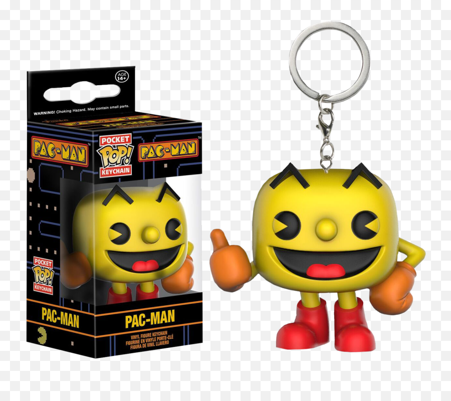 Pac - Man Pocket Pop Vinyl Keychain Pacman Popcultcha Funko Pac Man Cereal Emoji,Cthulhu Emoticon