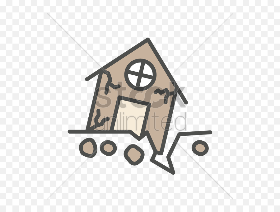 Earthquake Clipart - Earthquake House Clipart Emoji,Earthquake Emoji