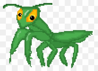 Praying Mantis Sprite - Portable Network Graphics Emoji