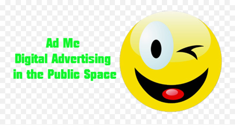 Ad Me - Digital Advertising In The Public Space Indiegogo Smiley Emoji,Space Emoticon