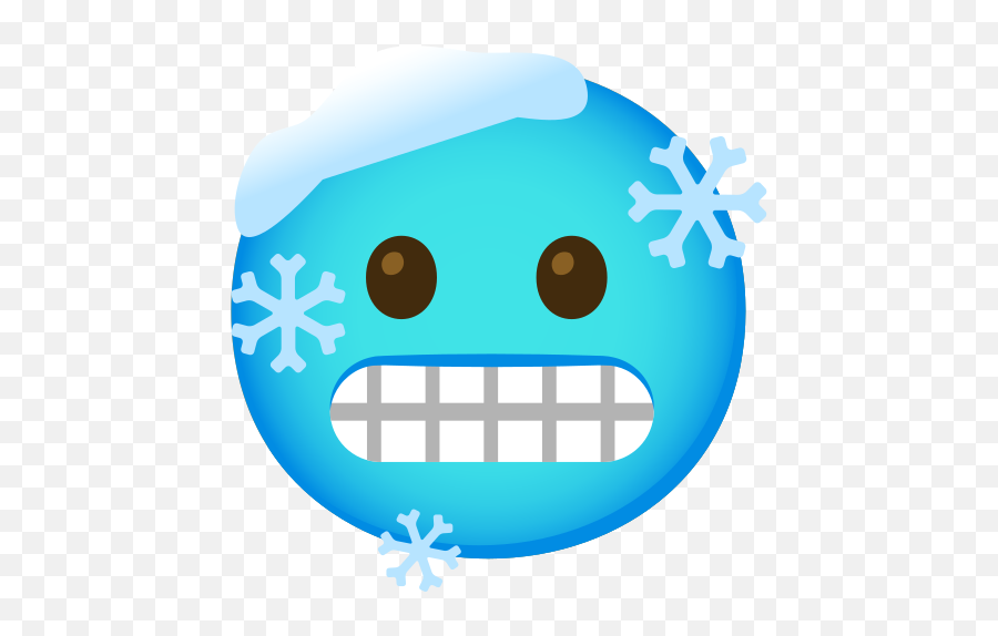 Cara Con Frío Emoji,Emoticono Risa