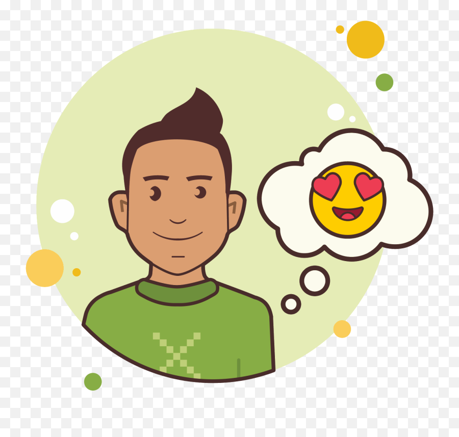 Love Emoji Icon - Idea With A Man Icon,In Love Emoji