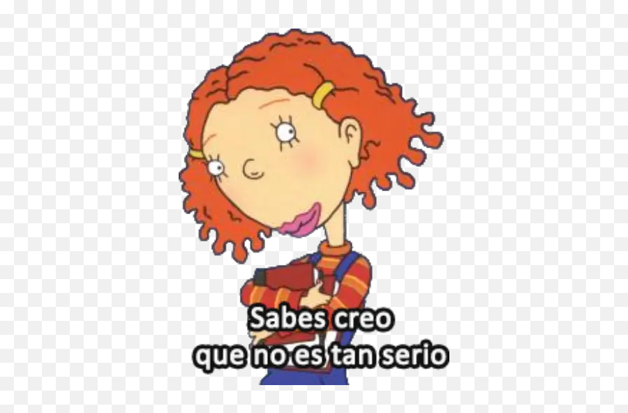 As Told By Ginger Stickers For Whatsapp - Ginger Foutley Real Life Emoji,Ginger Emoji