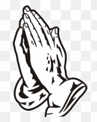 Praying Hands Png - White Emoji