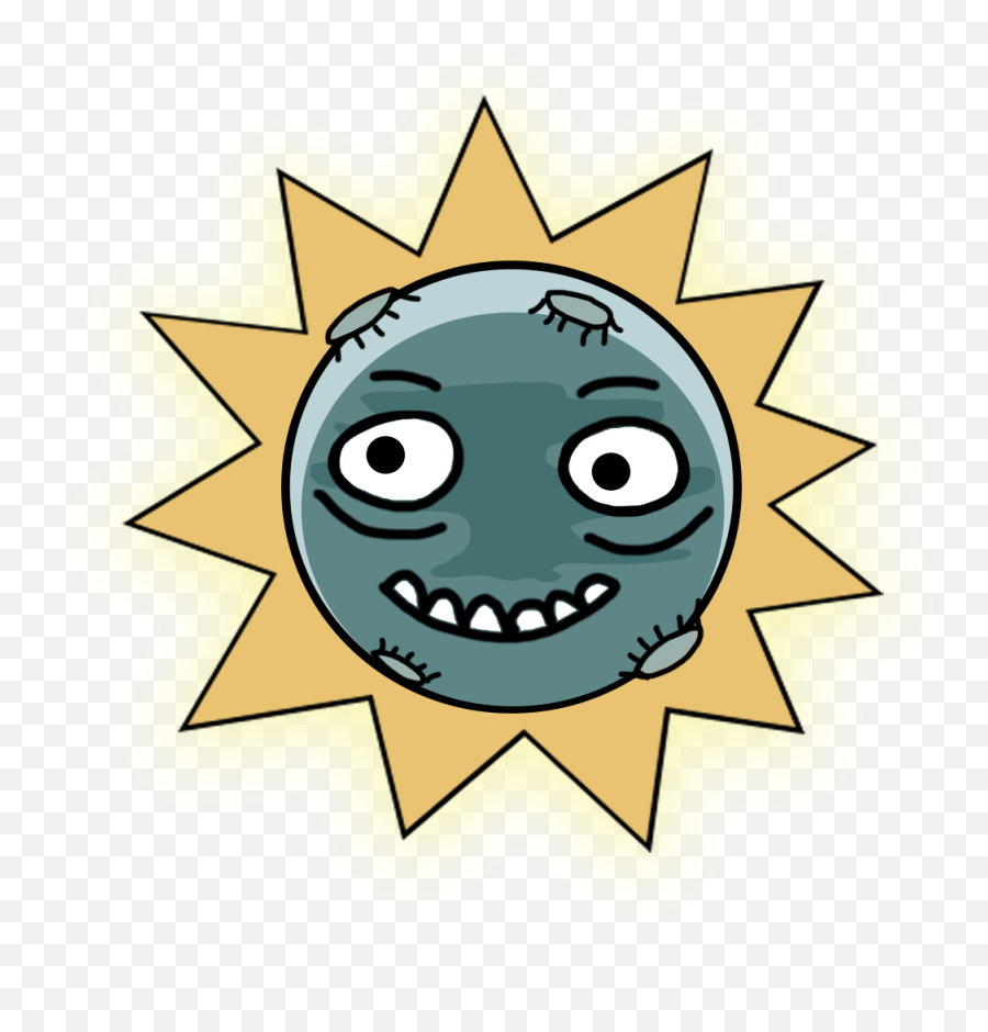 Ftestickers Sun Eclipse Solareclipse - Cartoon Emoji,Solar Eclipse Emoji