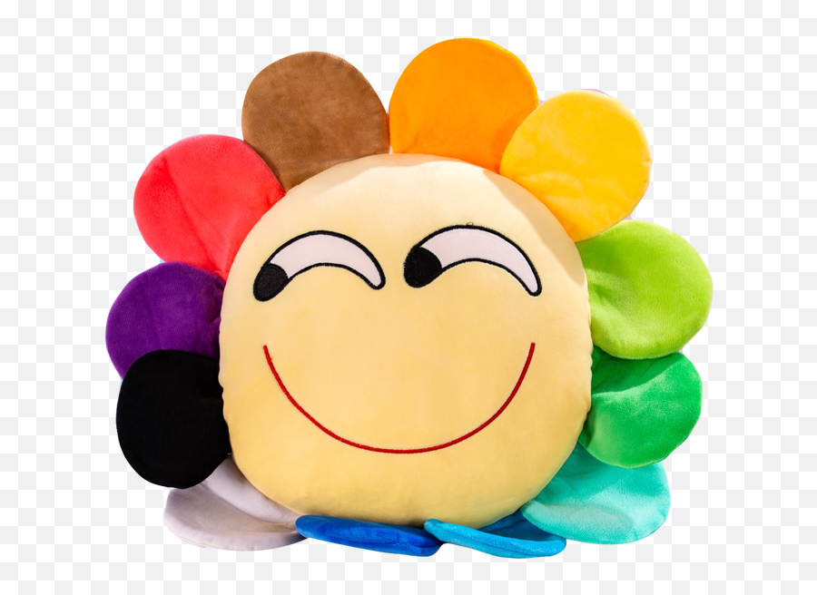 Buy One Piece Plush Toy Flower Shape - Enfermagem Emoji,Emoji Plush Toys
