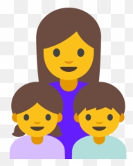 Woman Girl Boy Emoji - Emoji Family Png,Boy And Girl Emoji