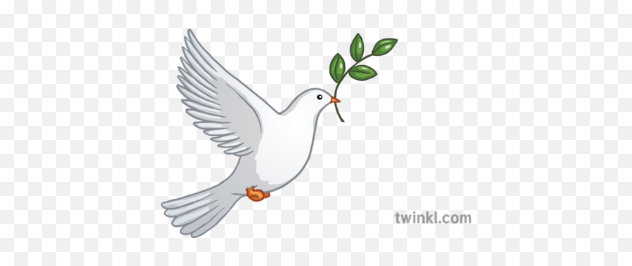 Dove Peace Emoji Twinkl Newsroom Ks2 Illustration - Rock Dove,Dove Emoji