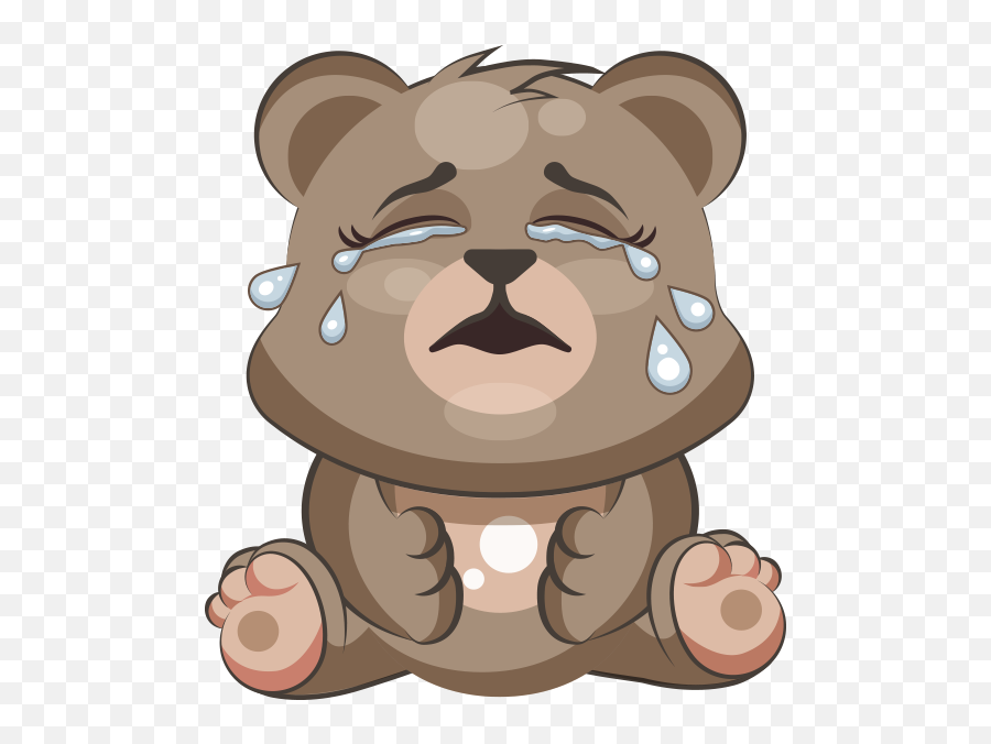Emoji Clipart Bear Emoji Bear Transparent Free For Download - Teddy Bear Emoji,Bear Emoticon