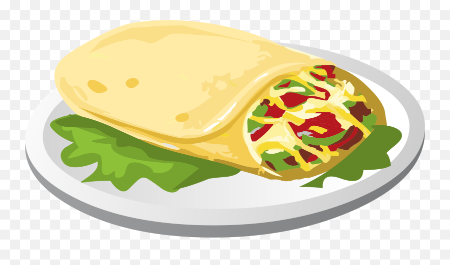 Burrito Vector Image - Mexican Food Clip Art Emoji,Thinking Emoji