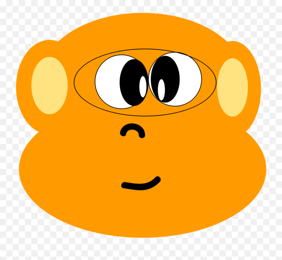 Emoticon Smiley Eyewear Png Clipart - Baboons Emoji,Monkey Emoticon