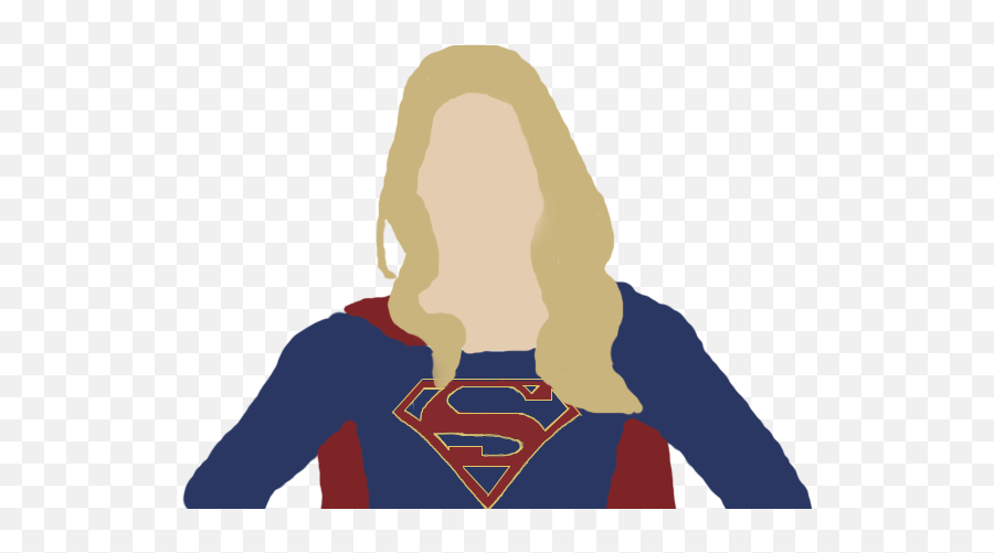 Vector Supergirl Para Nala By Làhey - Supergirl Vector Emoji,Supergirl Emoji