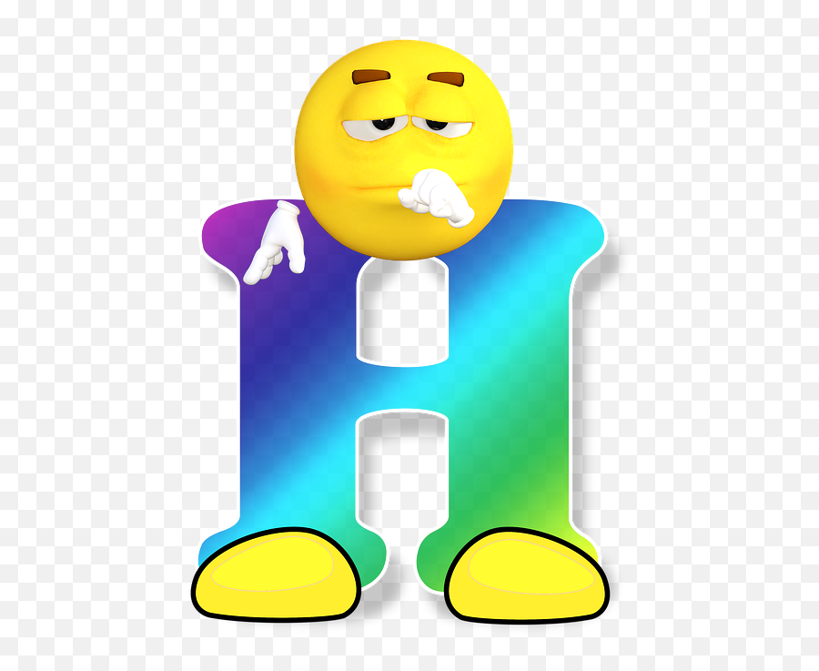 Abc Alphabet Smiley - Smiley Alphabet H Emoji,B Emoji