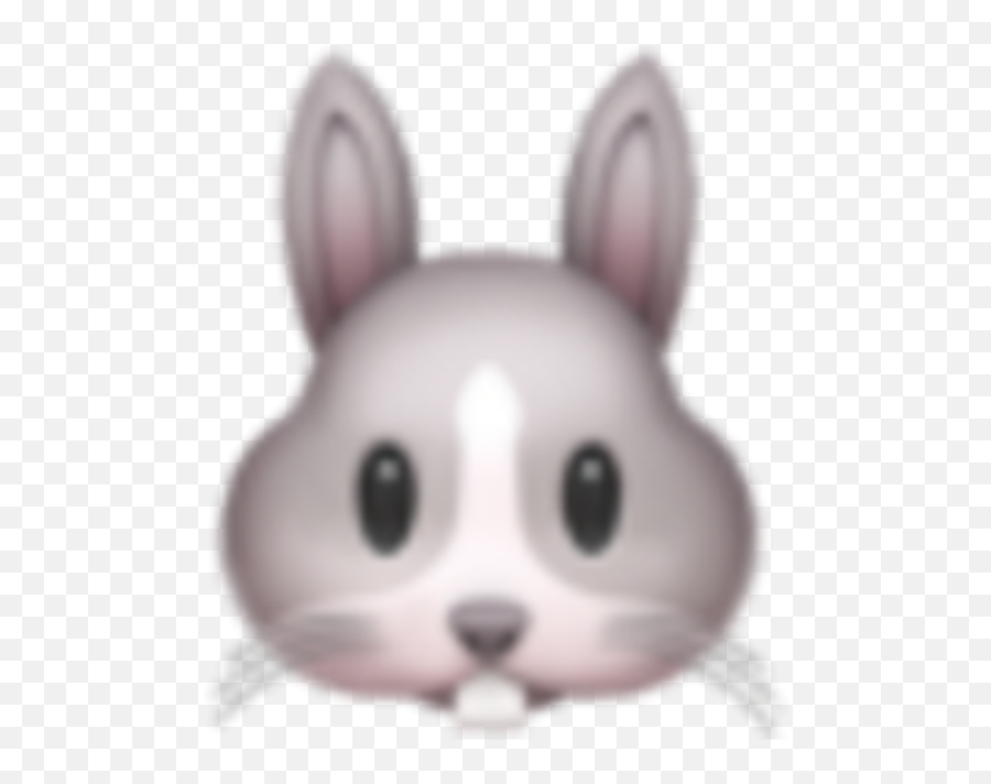 Emoji Cute Kawaii Soft Rabbit Bunny - Domestic Rabbit,Emoji Rabbit