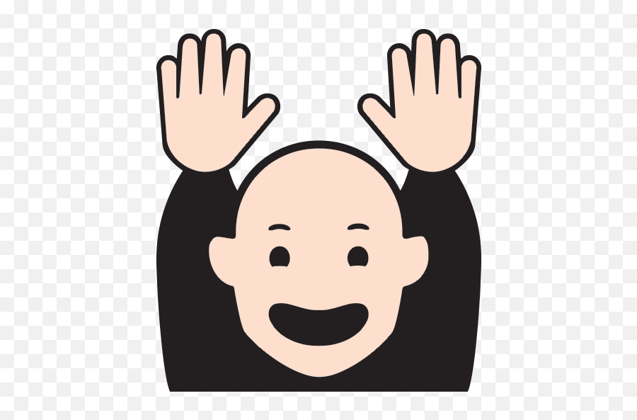 Person Raising Both Hands In Celebration Emoji For Facebook - Person Raising Both Hands,Celebration Emoji