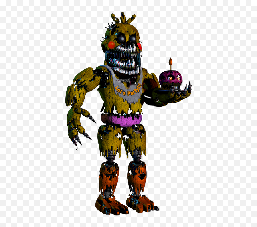 Long Time Since I Did One Of Thes - Fnaf Nightmare Funtime Chica Emoji,Holy Crap Emoji