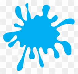 Wet Clipart Splashing - Pink Paint Splatter Emoji
