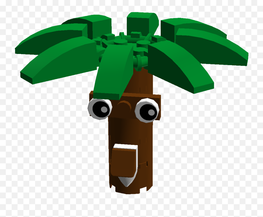 Creepy Palm Tree - Cartoon Emoji,Palm Tree Emoji Transparent
