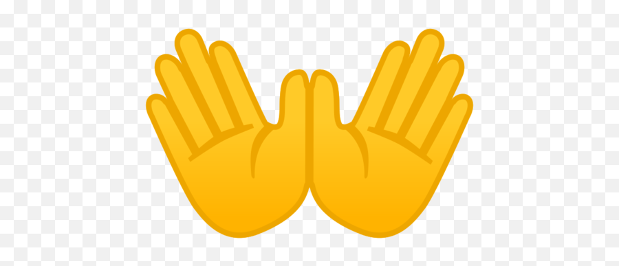 Manos Abiertas Emoji - Open Hands Emoji Png,Emoji De Manos