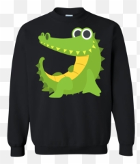 Emoji Sweatshirt - Friends Ugly Christmas Sweaters,Alligator Emoji