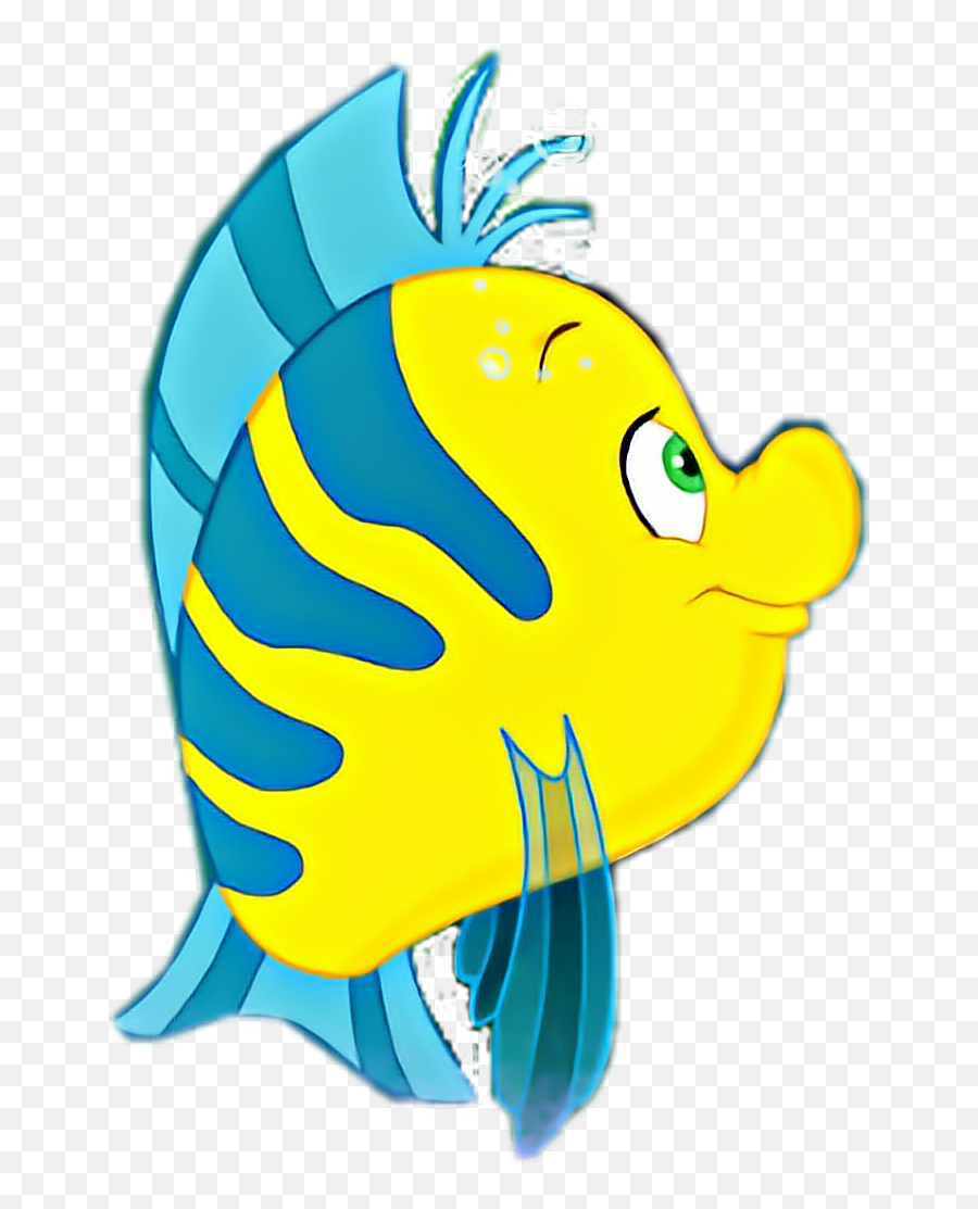 Flounder Little Mermaid Png - Flounder Littlemermaid Little Mermaid Disney Fish Clipart Emoji,Little Mermaid Emoji