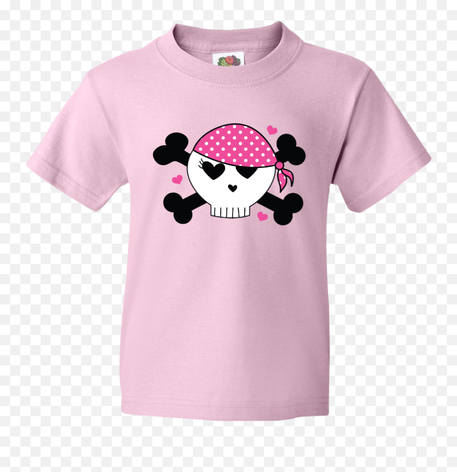 Skull Pirate Valentine Girls T - Graduation T Shirts 2020 Emoji,Pink Cancer Ribbon Emoji
